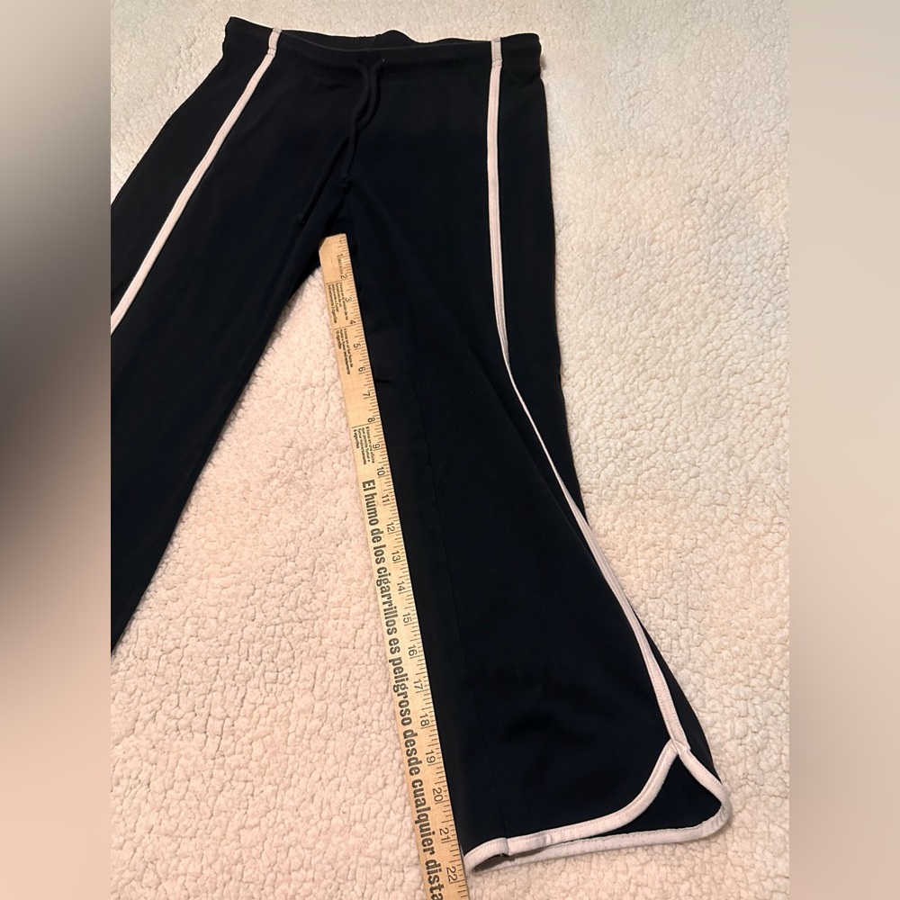 Weekends by Marika Pedal Pusher Clam Digger Capri Pants Black & white size Med - Picture 4 of 8
